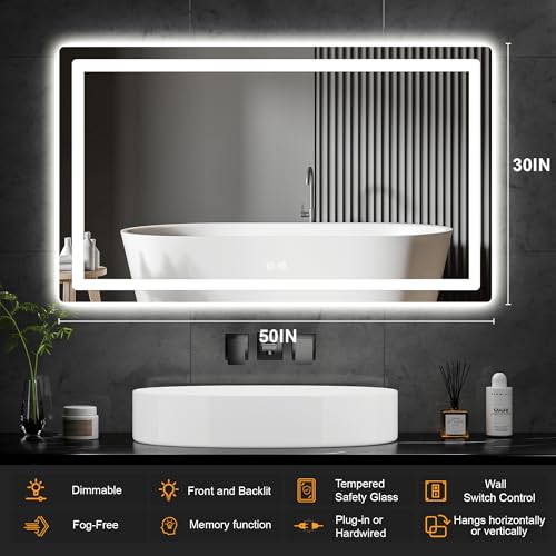 LED Bathroom Vanity Mirror with Lights