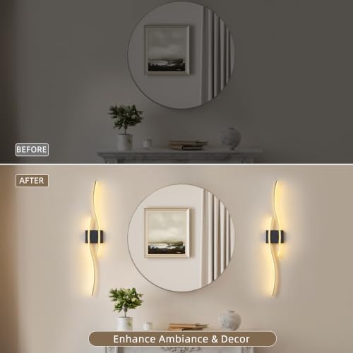 Wireless Wall Sconces Set of Two (2 Count)