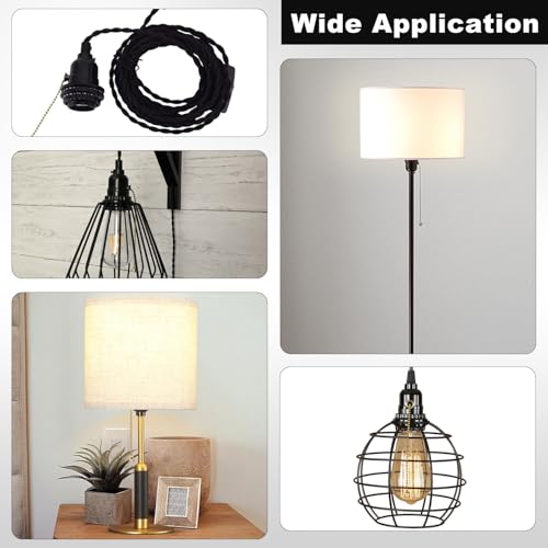 Pull Chain Light Bulb Socket With Shade Ring