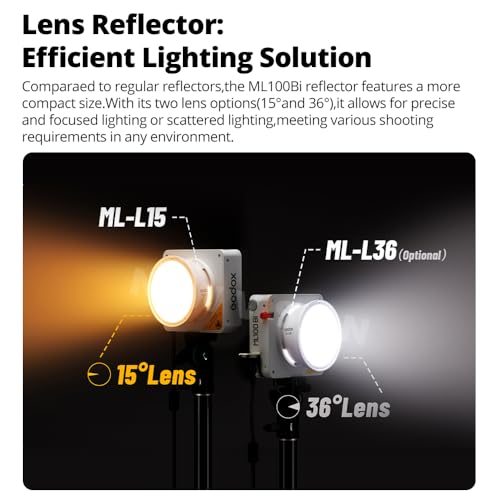 ML100Bi 120W Godox LED Video Light Kit with 60cm Softbox