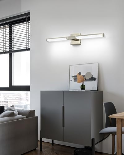 Modern Bathroom Light Fixtures Over Mirror