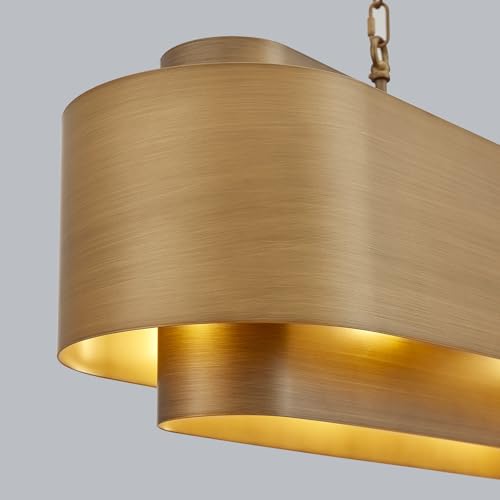 40" Modern Farmhouse Linear Chandelier