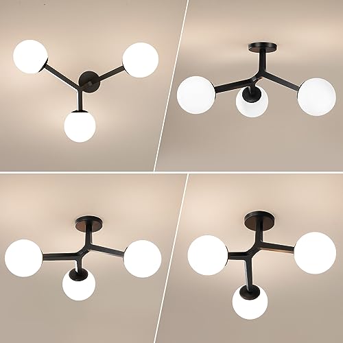 Semi Flush Mount Ceiling Light Fixture 3