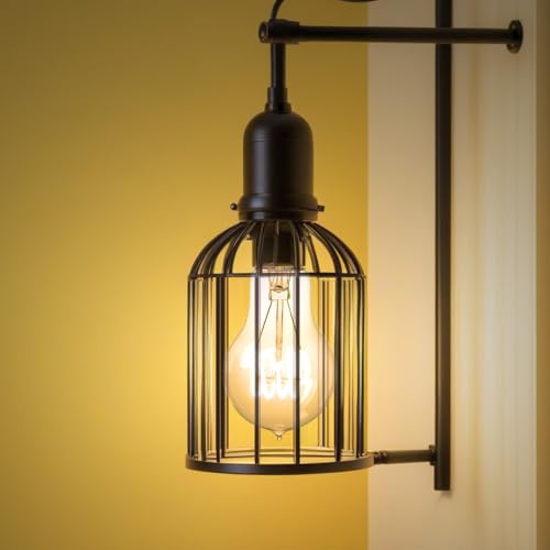 4 Pack Edison Light Bulb 60 Watt Dimmable A19 Vintage Warm Bulb (4 Count)