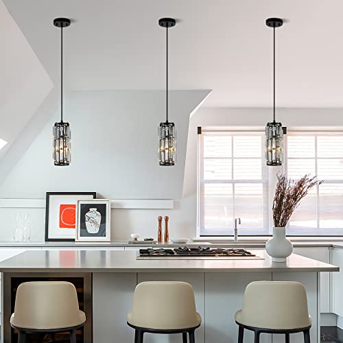 Black Pendant lamp Modern Pendant lamp (2 Count)