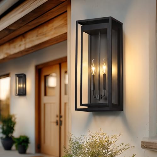 24" Outdoor Wall Lights (2 Count)