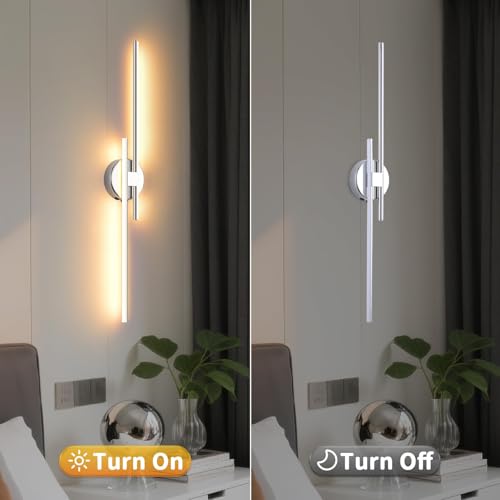 Wireless Battery Operated Wall Sconces with Remote (2 Count)