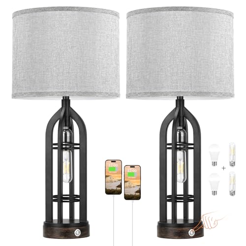 Table Lamps for Living Room (2 Count)