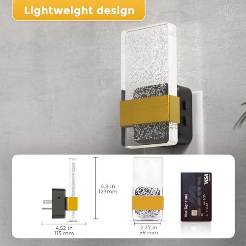 Night Light Night Lights Plug Into Wall 3CCT Adjustable 2 Pack (2 Count)