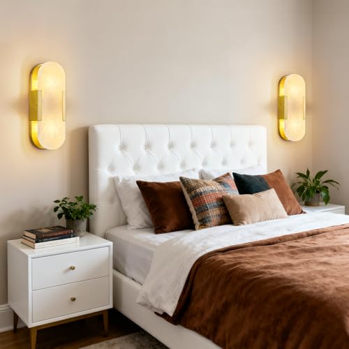Natural Alabaster Wall Sconces