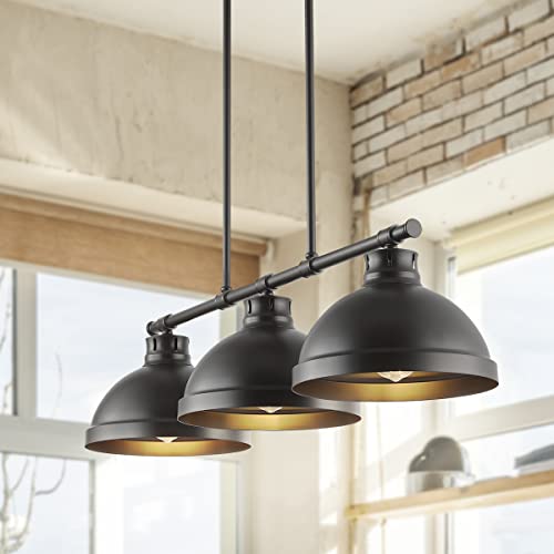 Asher 3 Light Linear Pendant 36" Metal