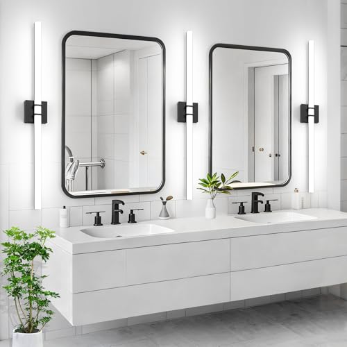 Modern Black Vanity Light Bar 40 Inch