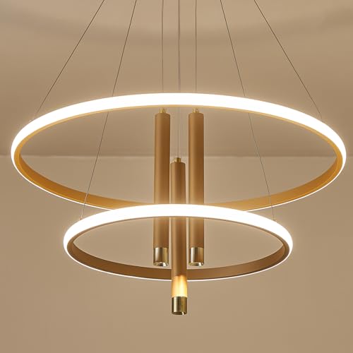 LED Gold Modern Chandeliers
