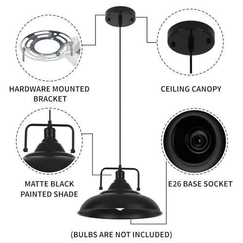 Black Pendant Light