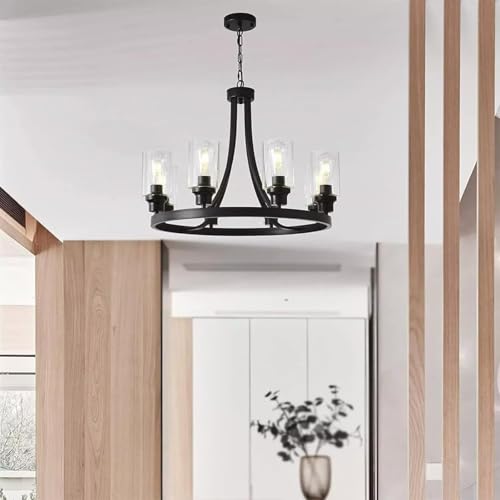6Pcs Clear Glass Lamp Shade (6 Count)