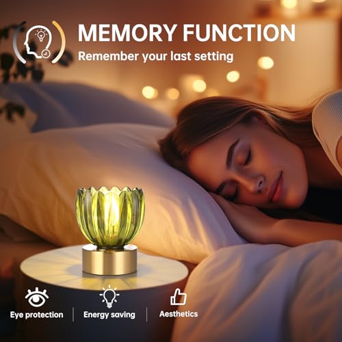 Cordless Small Table Lamp with 5200mAh Battery & Touch Control