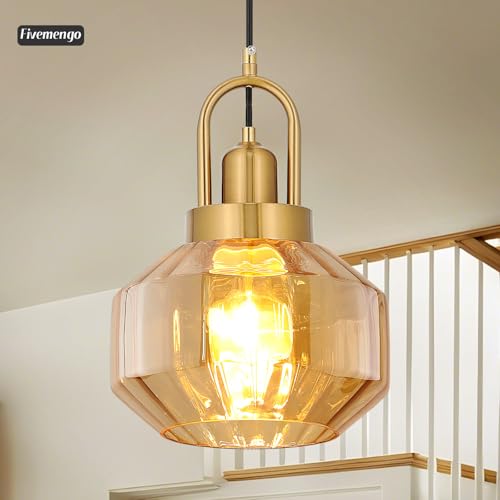 9in Mid Century Modern Pendant Light