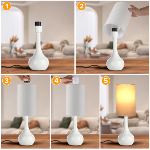 Touch Bedside Lamp for Nightstand