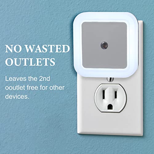 24 Packs LED Night Lights Plug into Wall with Smart Dark Sensor Automatic Hallway Plug in Lights for Bedroom (24 Count)