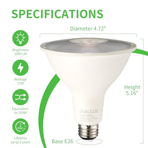 PAR38 Dusk to Dawn LED Flood Light Bulbs (2 Count)