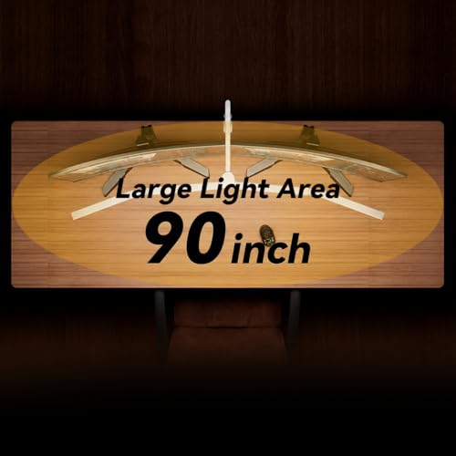 Adjustable LED Desk Lamp with Clamp & Remote