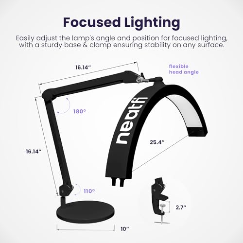 Half Moon LED Table Lamp for Estheticians