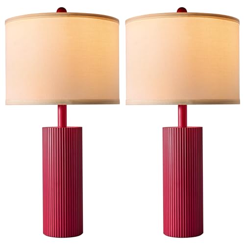 24.5”Modern Table Lamps for Living Room (2 Count)