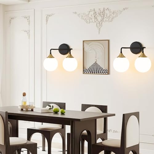 Black Gold Bathroom Light Fixtures Over Mirror Vanity 2