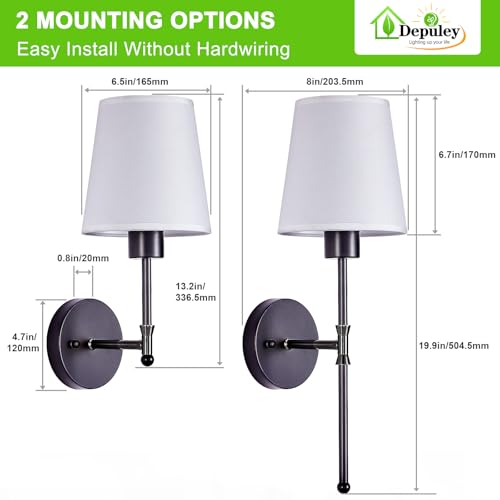 Battery Operated Wall Sconce