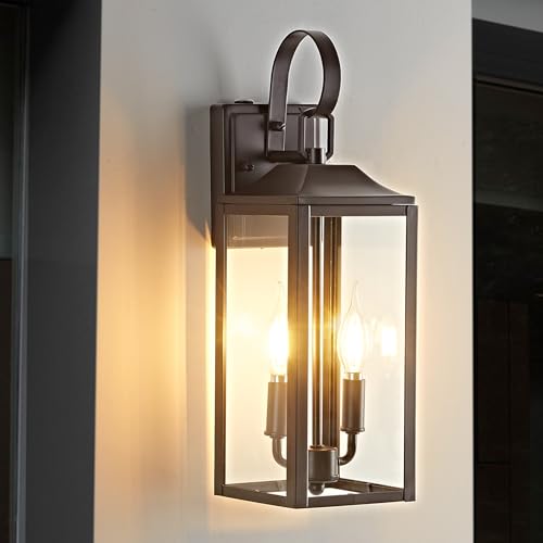 17.6" 2 Pack Dusk to Dawn Outdoor Lighting (2 Count)