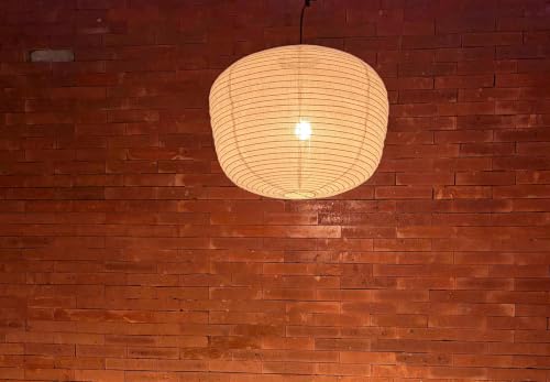 Large fabric lampshade Beige Hanging 20INCH Linen Pendant Lamp shade Can replace paper lanterns