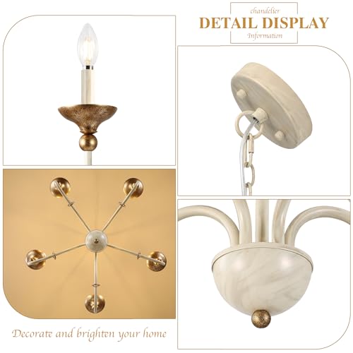 27.1" French Country Chandeliers for Dining Room
