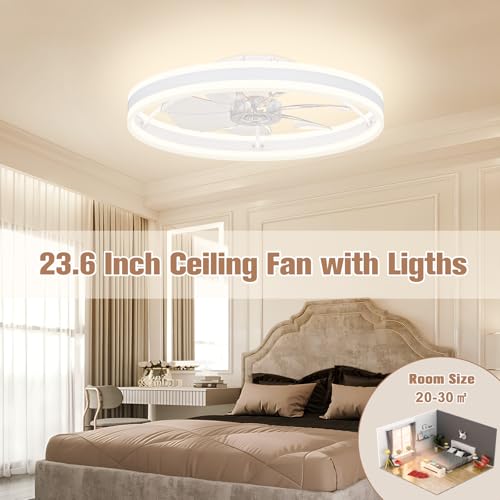 Low Profile Ceiling Fans with Lights and Remote