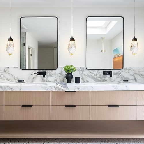 Black Crystal Pendant Light