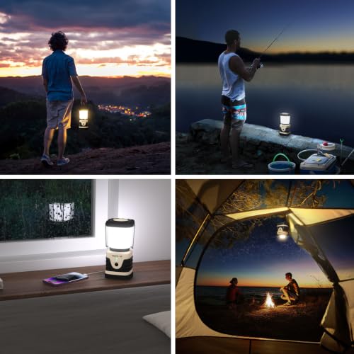 1000LM LED Camping Lantern Rechargeable with 4 Light Modes