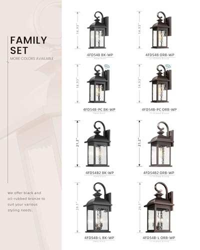 21" Outdoor Wall Light Fixtures