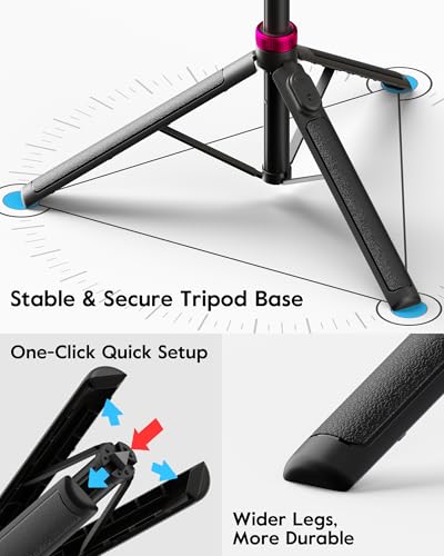 Magnetic Ring Light with Stand and Phone Clip