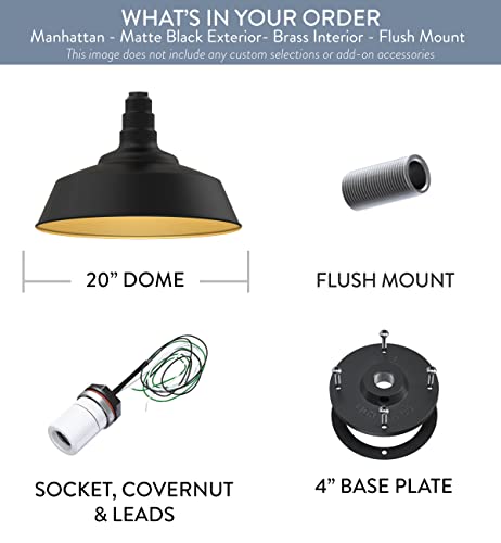 Industrial Pendant Light 20 Inch Extra Large Steel