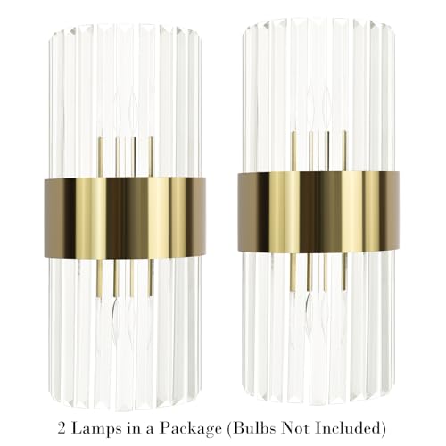 Modern Gold Wall Sconces Set of 2 (2 Count)