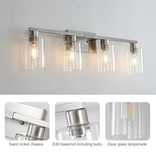 4 Light Bathroom Light Fixtures