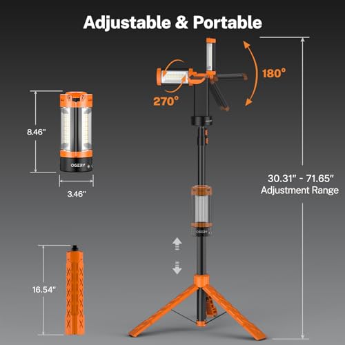 Rechargeable 10000mAh Camping Light with Stand