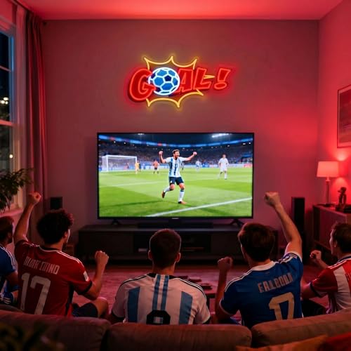 GOAL Soccer Neon Sign (COAL-Medium size)