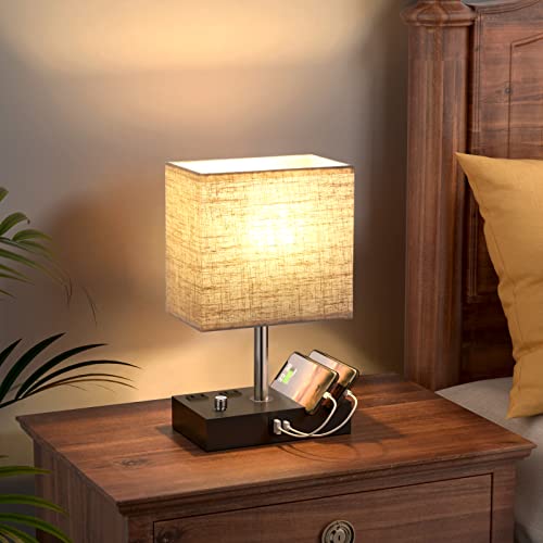 Beige Table Lamp for Bedroom