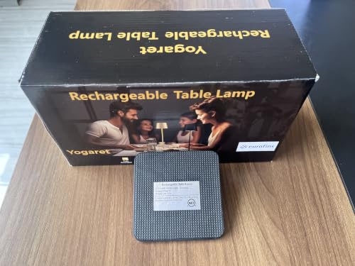 Black Cordless Table Lamps (2 Count)