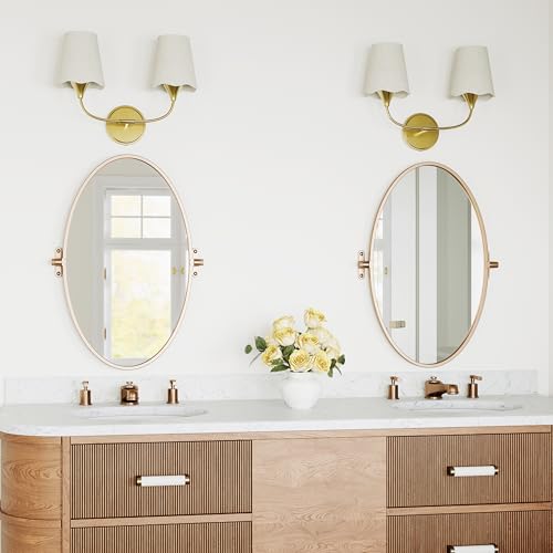 Bathroom Light Fixtures Over Mirror (Gold / 2 Light)