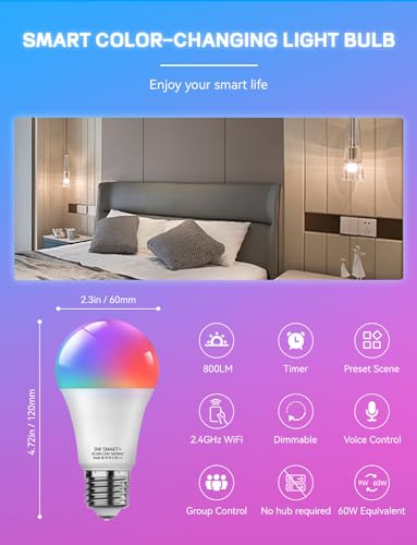 Smart Light Bulbs (4 Count)