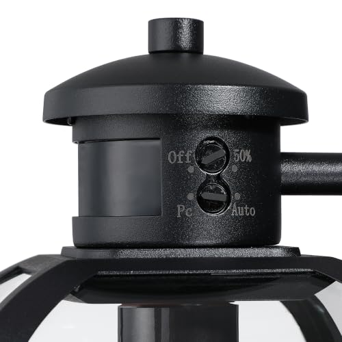 Motion Sensor Outdoor Lights (Matte Black (Hardwired ))