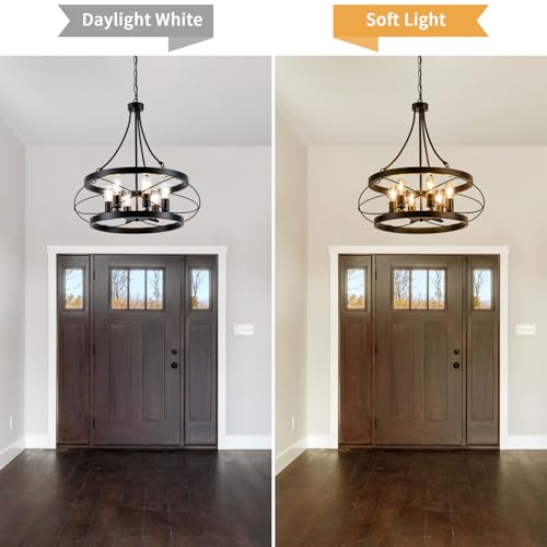 6 Light Farmhouse Chandelier