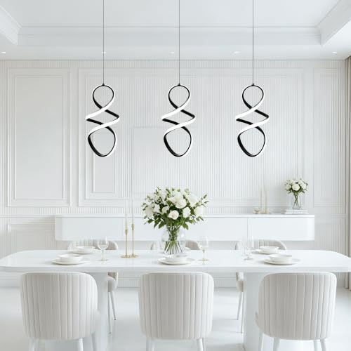 Spiral Led Pendant Light Fixture
