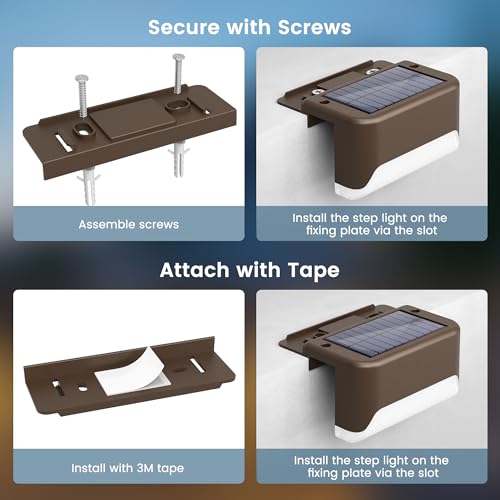 Solar Deck Lights Outdoor (16 Count)